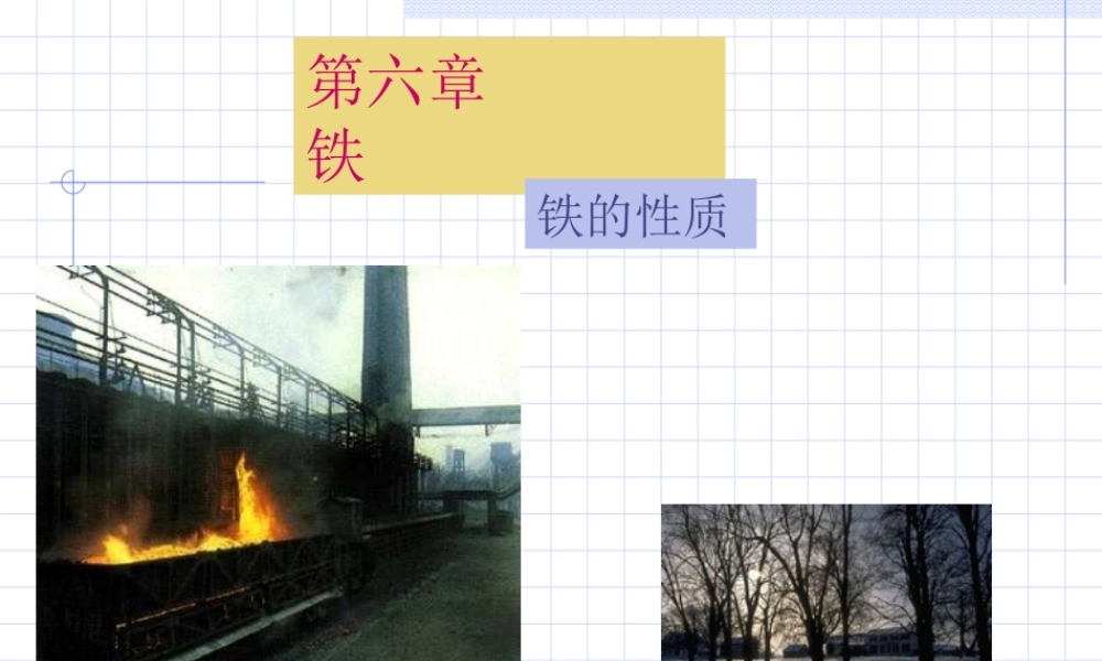 九年级化学下册金属—铁  课件新人教版 课件