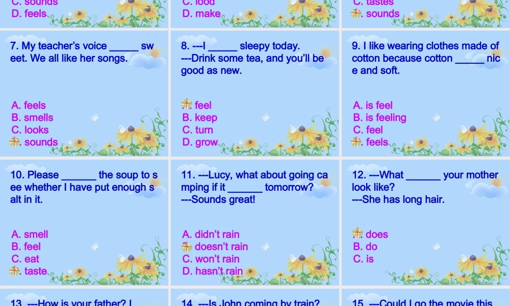 中考英语动词专项复习试题单选170题 试题