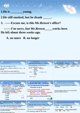 unit10 新课标高三第一轮复习课件整理 新课标高三第一轮复习课件整理