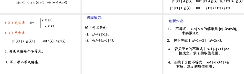 6.4不等式解法举例(1) 高二数学—不等式课件 高二数学—不等式课件