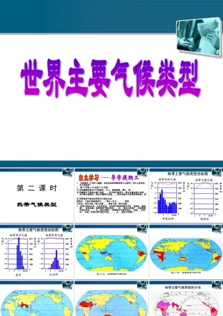 七年级地理上册 4.4(世界主要气候类型)课件 湘教版 课件