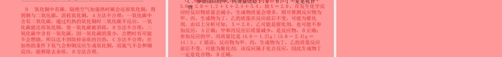 (潍坊专版)中考化学总复习 第三部分 模拟检测 冲刺中考 阶段检测卷(二)课件 新人教版 课件