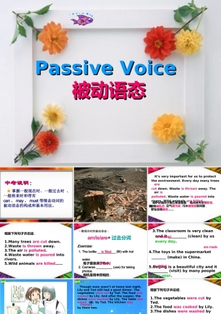 中考英语专题复习 被动语态 课件