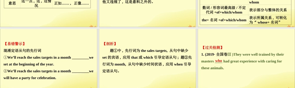 (通用版)高考英语二轮复习 专题4 语法填空 425 并列连词和三大从句课件 新人教版 课件