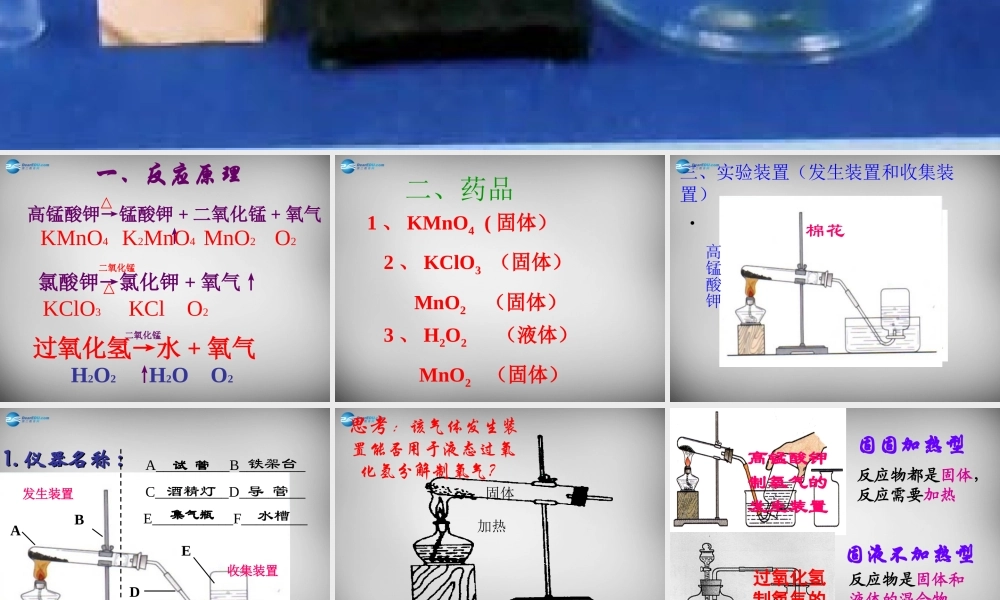 九年级化学上册 23 制取氧气课件1 (新版)新人教版 课件