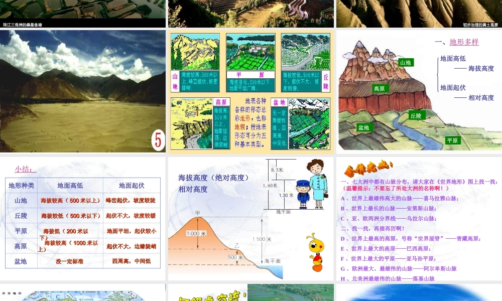 七年级历史与社会上册 2.2(自然环境)课件 人教新课标版 课件