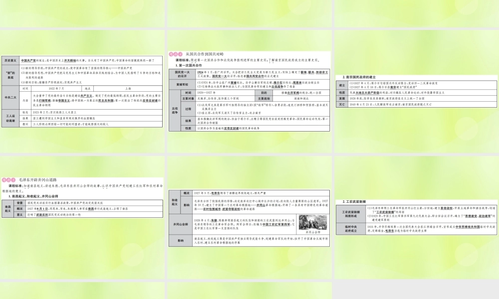 九年级 中国近代史 第九讲 新民主主义革命的开始课件 新人教版 课件
