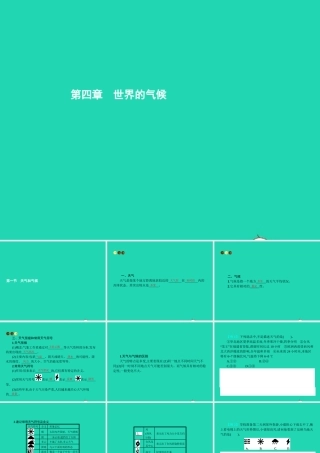 七年级地理上册 4.1 天气和气候课件 (新版)湘教版 课件