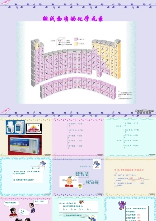 九年级化学组成物质的化学元素课件 上教版 课件
