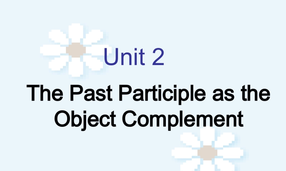 Unit 24 grammar 新课标必修5Unit2全套课件 新课标 人教版