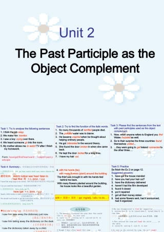 Unit 24 grammar 新课标必修5Unit2全套课件 新课标 人教版