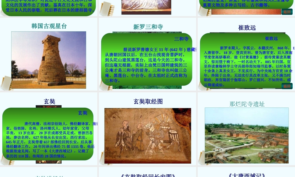 七年级历史下册 1.6(对外友好往来)课件 鲁教版 课件