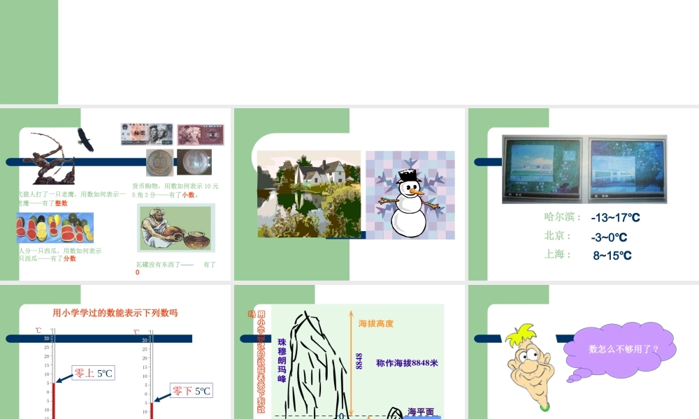 七年级数学上——11正数和负数课件人教版 课件