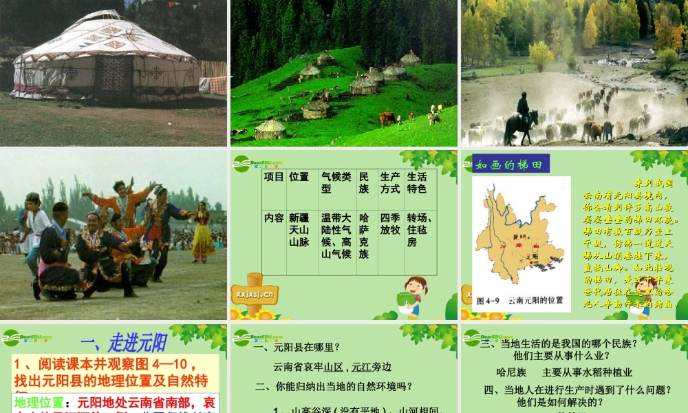 七年级历史与社会上册 与山为邻课件 人教新课标版 课件