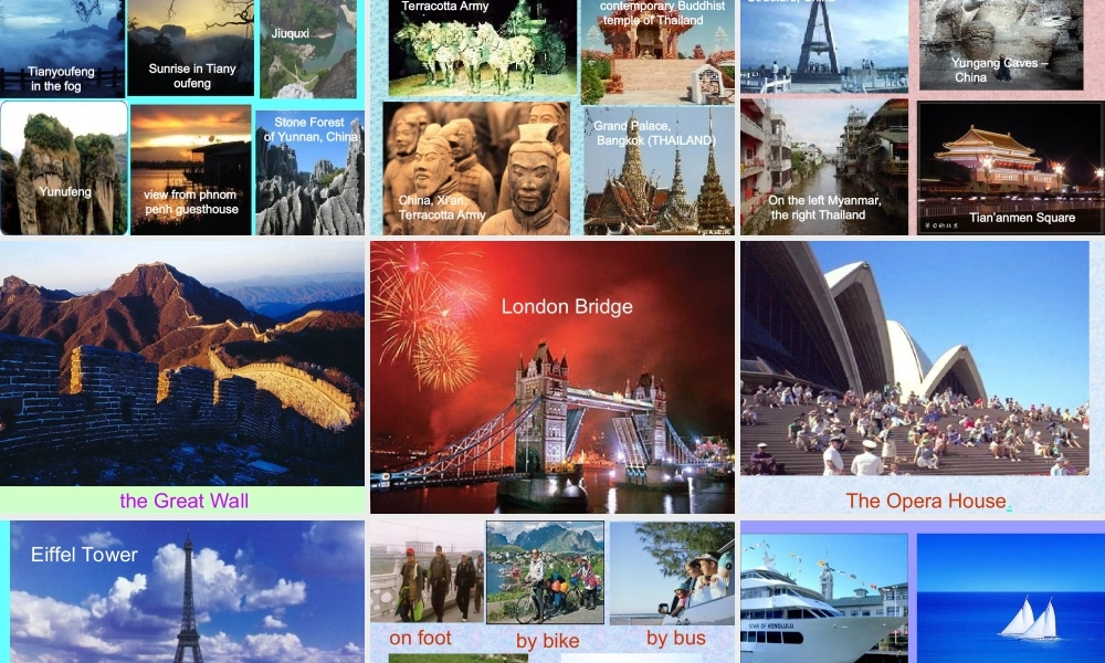 Unit3 Travel Journal Warming up 新课标 人教版 必修1 课件