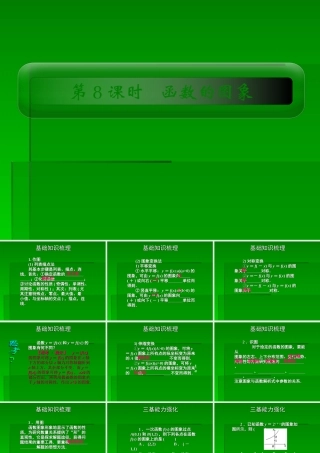 2章8课时 高三数学高考一轮课件-数学优化方案(理科)--第二章 函数的图象人教A版 高三数学高考一轮课件-数学优化方案(理科)--第二章 函数的图象人教A版