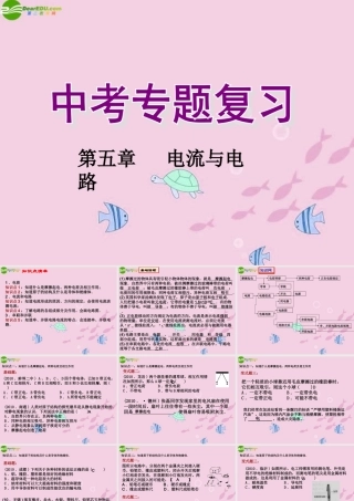 中考物理 (电流电路)复习课件 人教新课标版 课件