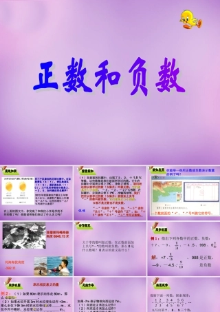 七年级数学上册 1.1 正数和负数课件 新人教版 课件