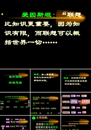 中考语文展开联想拓展思维课件