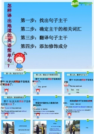 中考英语作文—记叙文课件