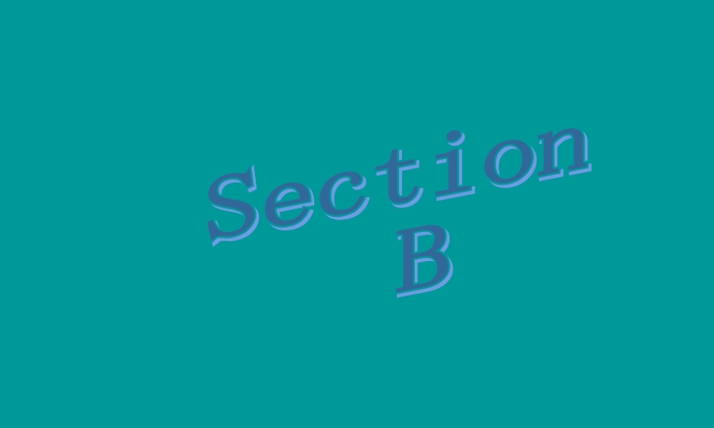 topic1 sectionB 七年级英语上：Unit 4 Topic 1 What can I do for you课件(仁爱版)