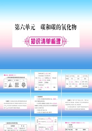 (湖北专版)中考化学总复习 第1部分 教材系统复习 九上 第6单元 碳和碳的氧化物习题课件2 课件