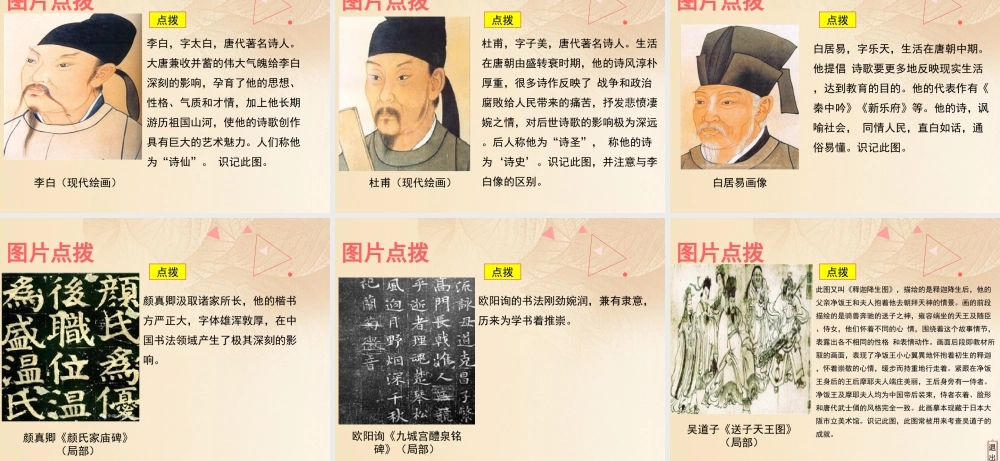 (秋季版)七年级历史下册 第一单元 隋唐时期：繁荣与开放的时代 第3课(盛唐气象)教材图片点拨素材 新人教版 素材