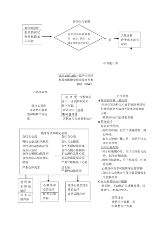 急性左心衰流程