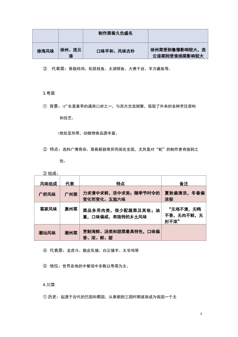 导游基础知识教案 中国烹饪文化_第3页