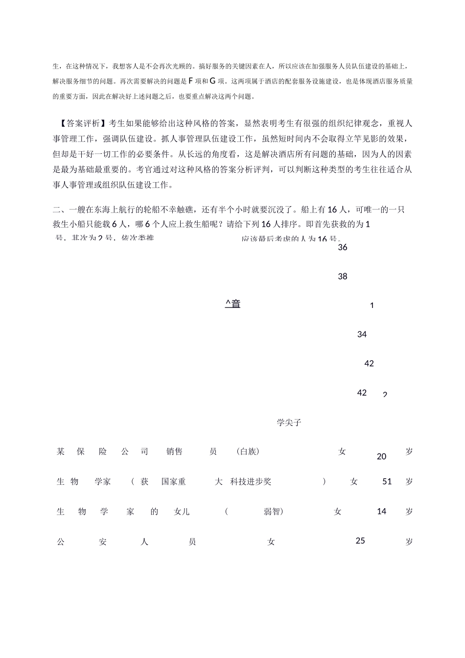 无领导小组讨论题目及参考答案._第2页