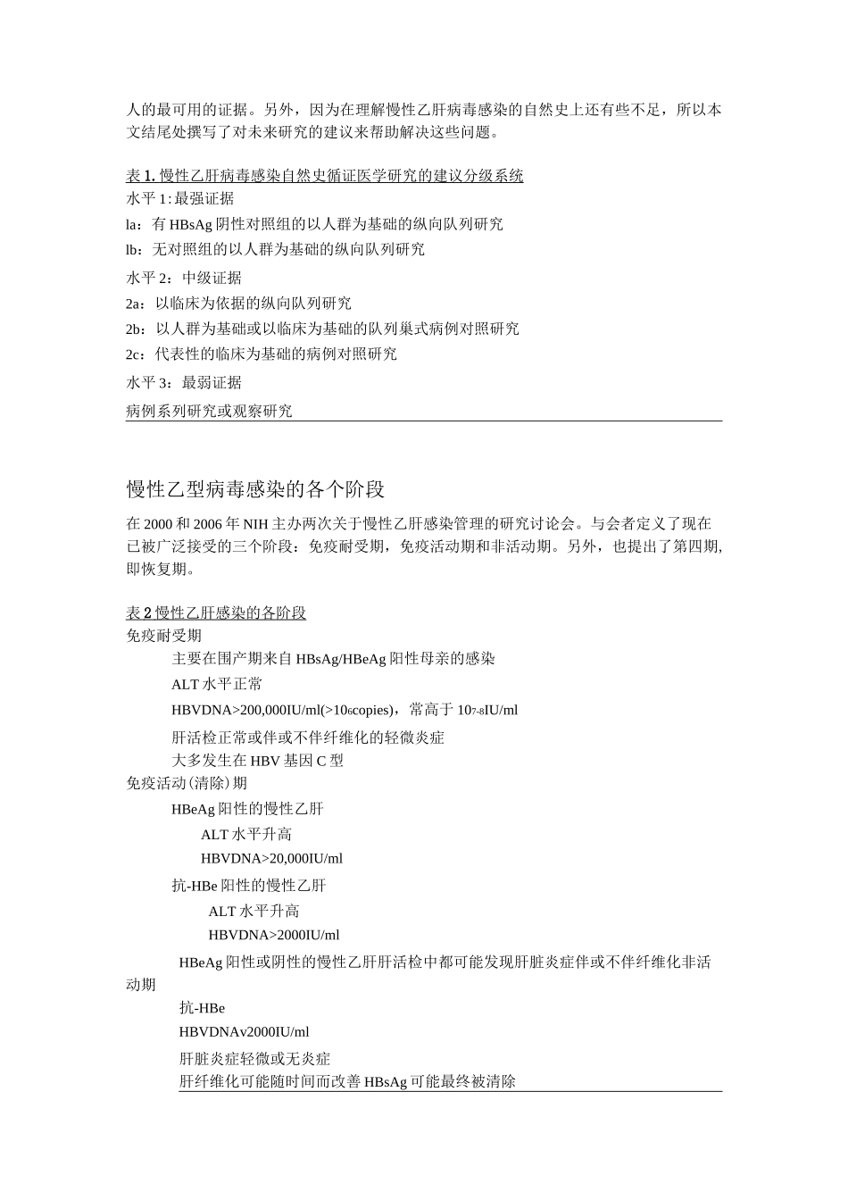 慢性乙型肝炎病毒感染的自然史_第2页