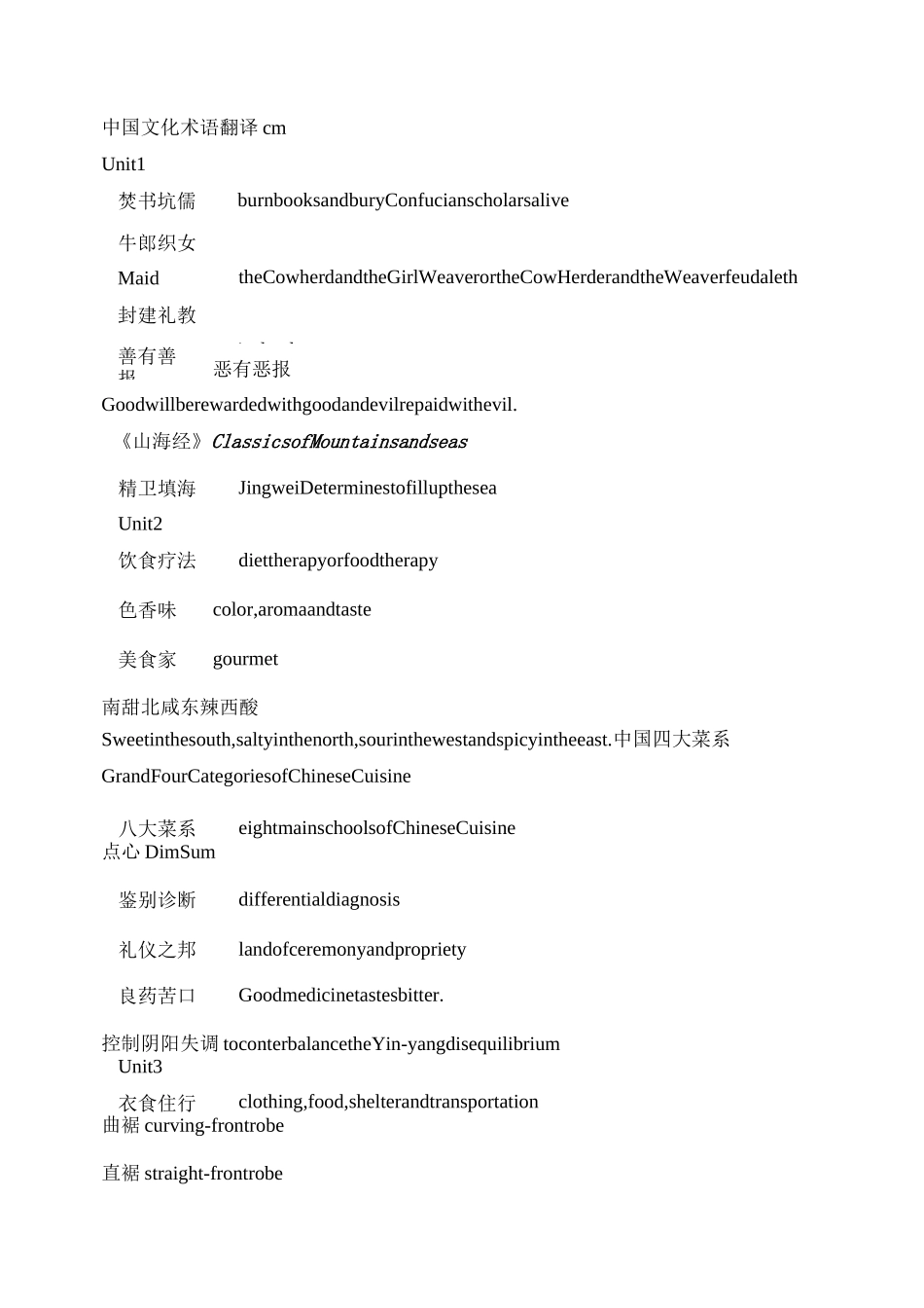 中国文化术语翻译_第1页