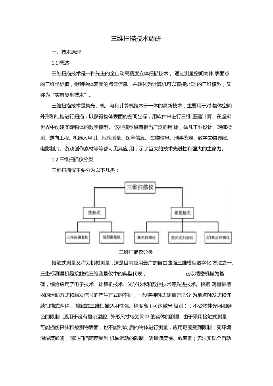 三维扫描技术调研_第1页