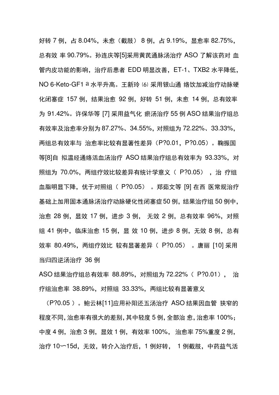 下肢动脉硬化闭塞症的中医药治疗_第2页