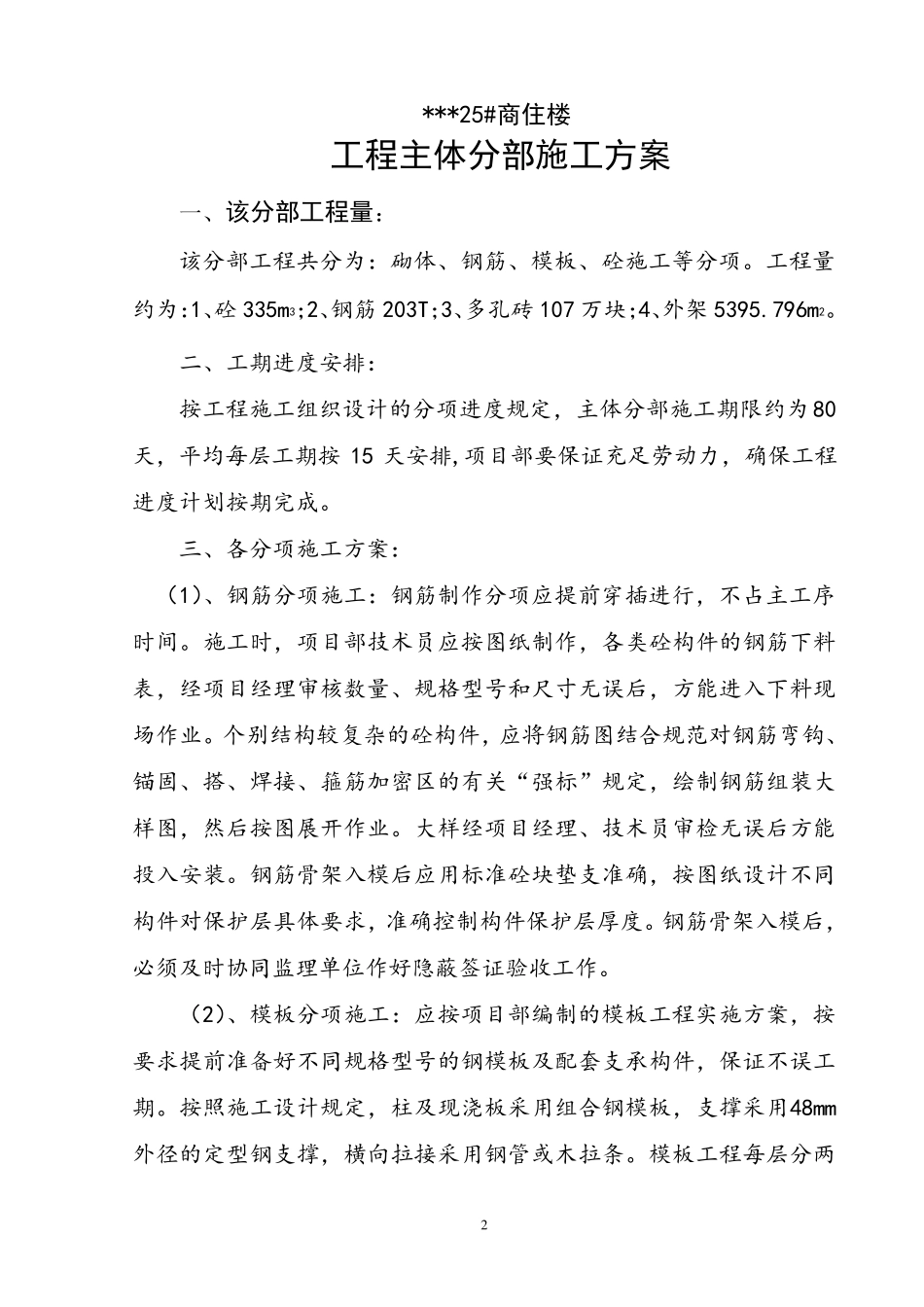 主体施工方案_第2页