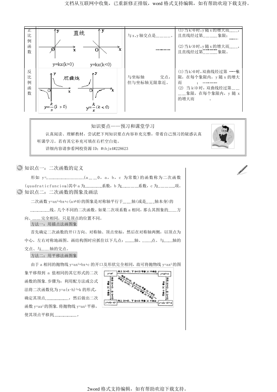 二次函数图象及性质_第2页