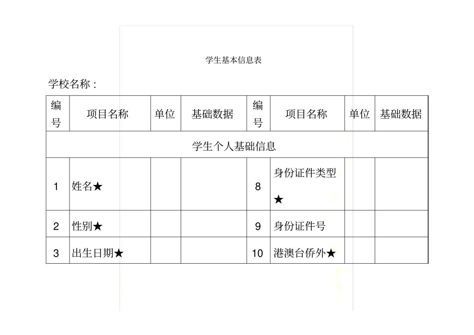 学生基本信息登记表_第2页