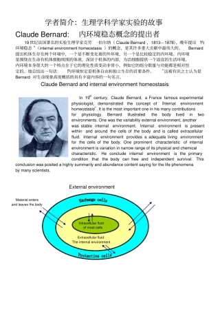 学者简介生理学科学家试验的故事