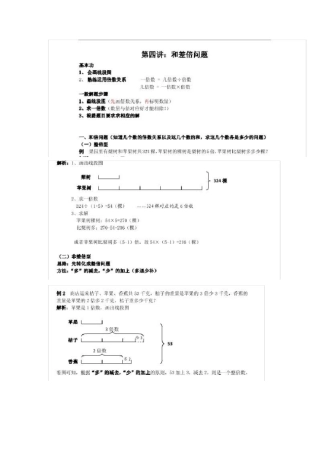 学而思2011年和差倍问题讲义