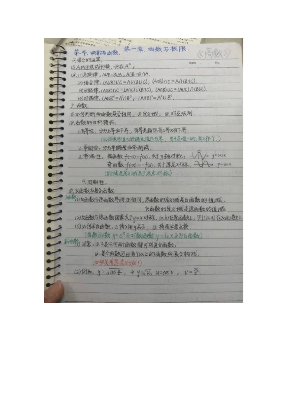 学霸学姐高数笔记扫描版强烈推荐_第1页