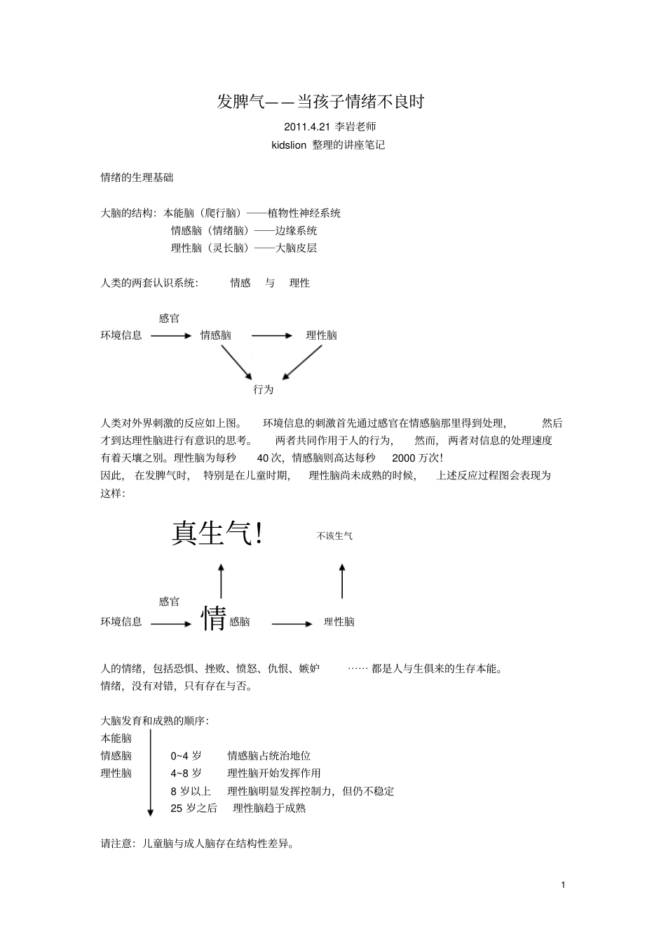 孩子发脾气情绪不良时心理过程指引_第1页