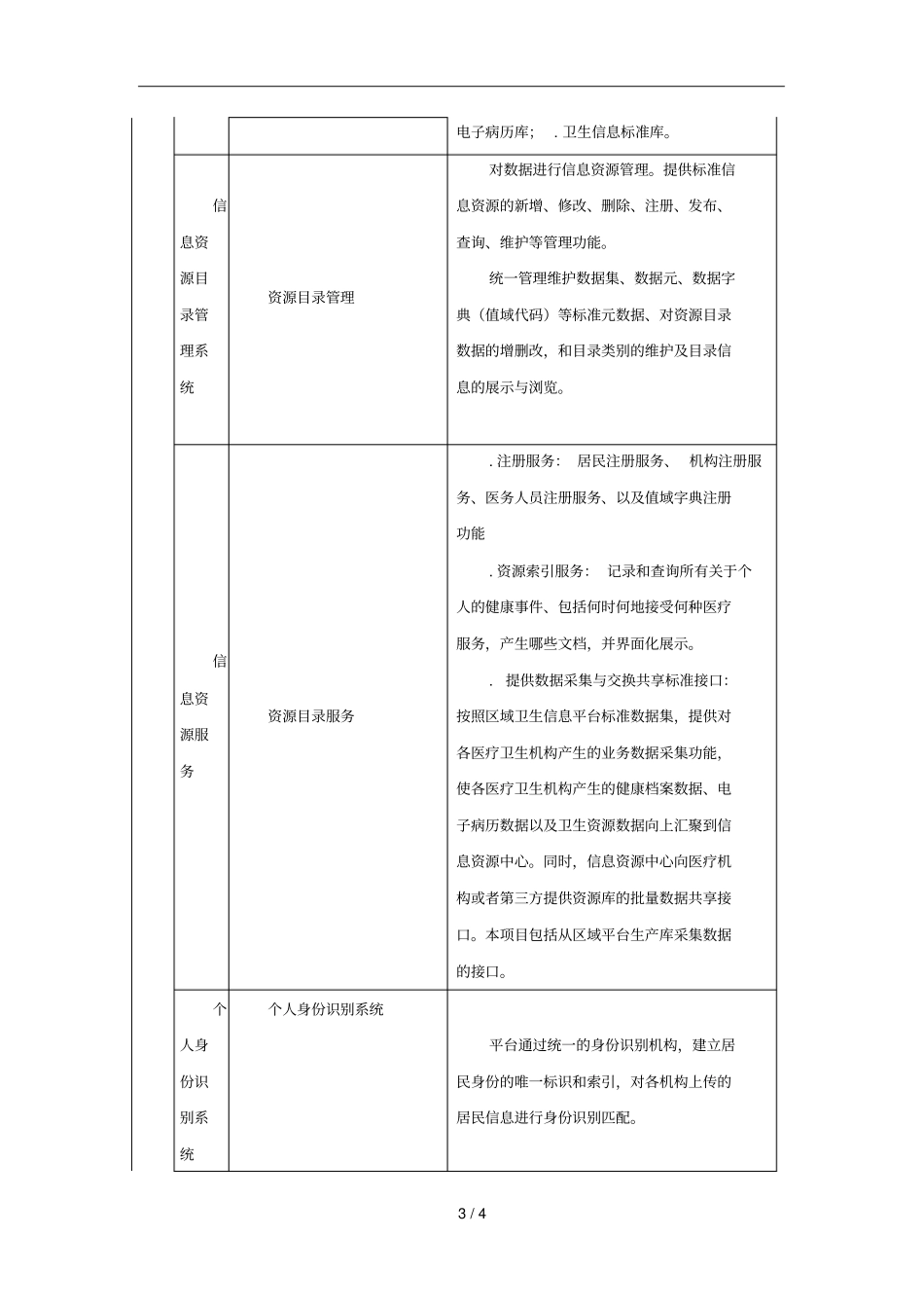 宁波智慧健康信息资源中心年运维服务需求说明_第3页