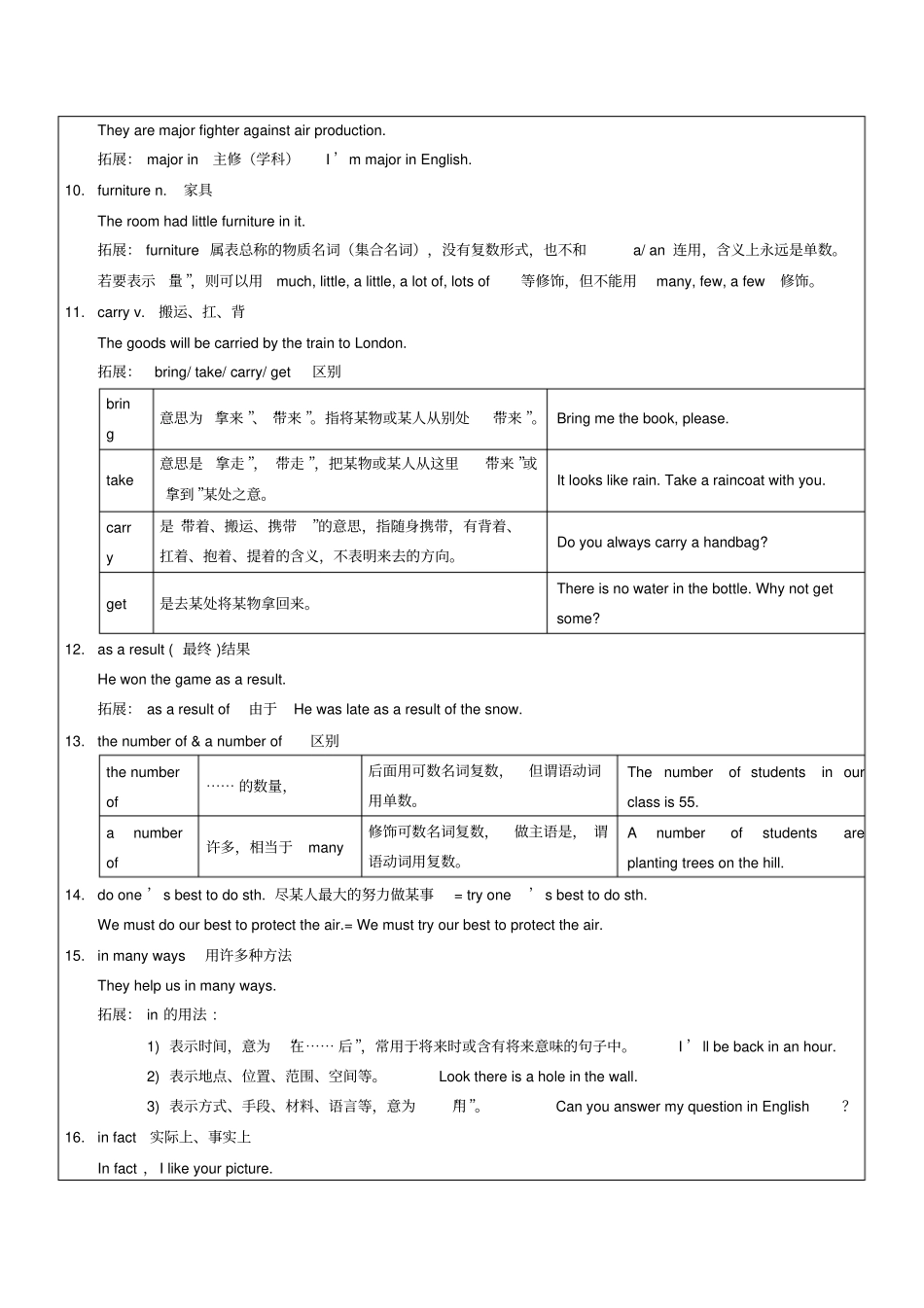 完整七年级下册英语Unit4Savethetrees_第3页