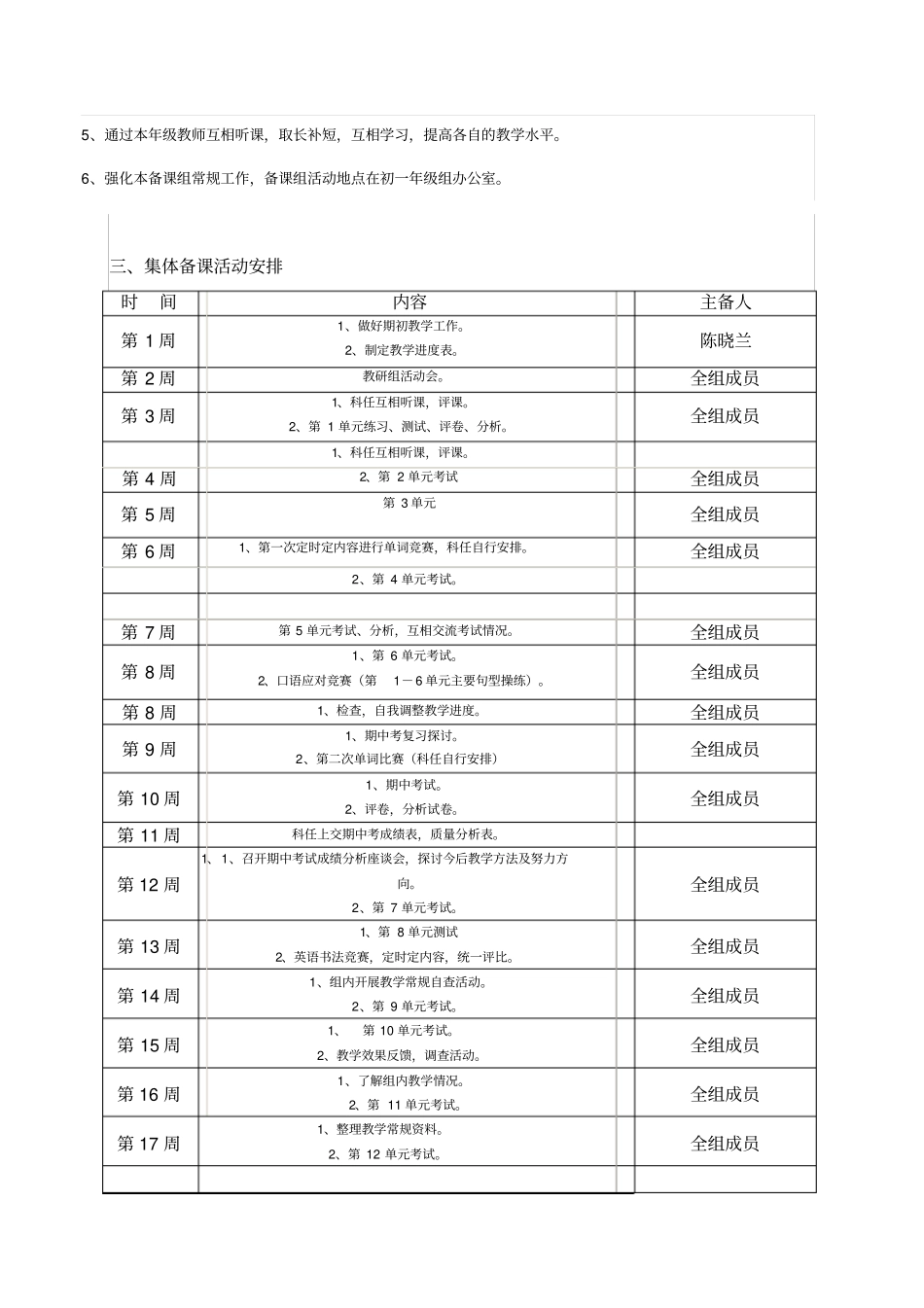 完整七年级英语备课组工作计划_第2页