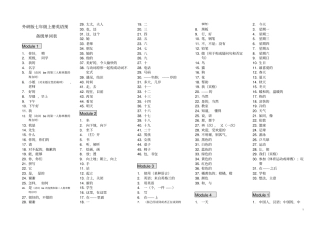 完整外研版七年级上册单词表最新版