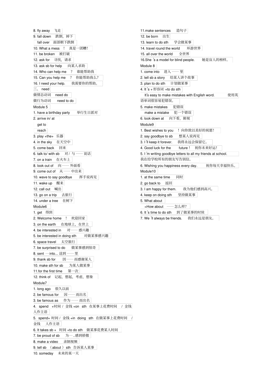 完整最新外研英语一起六下知识点整理,推荐文档_第2页