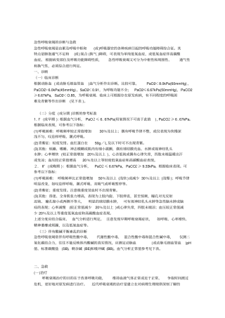 完整版,09_急性呼吸衰竭的诊断与急救0