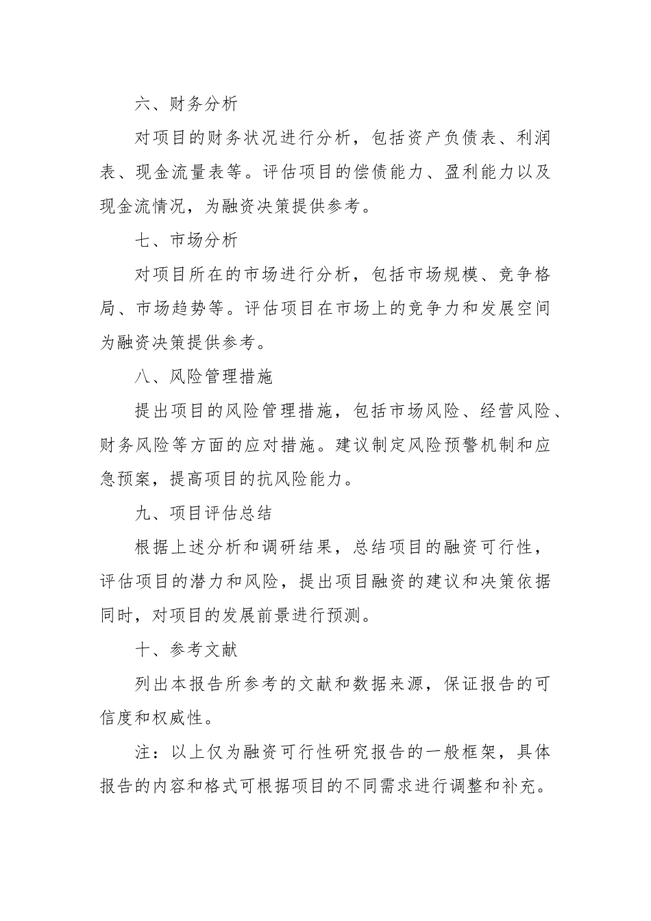 融资可行性研究报告_第2页