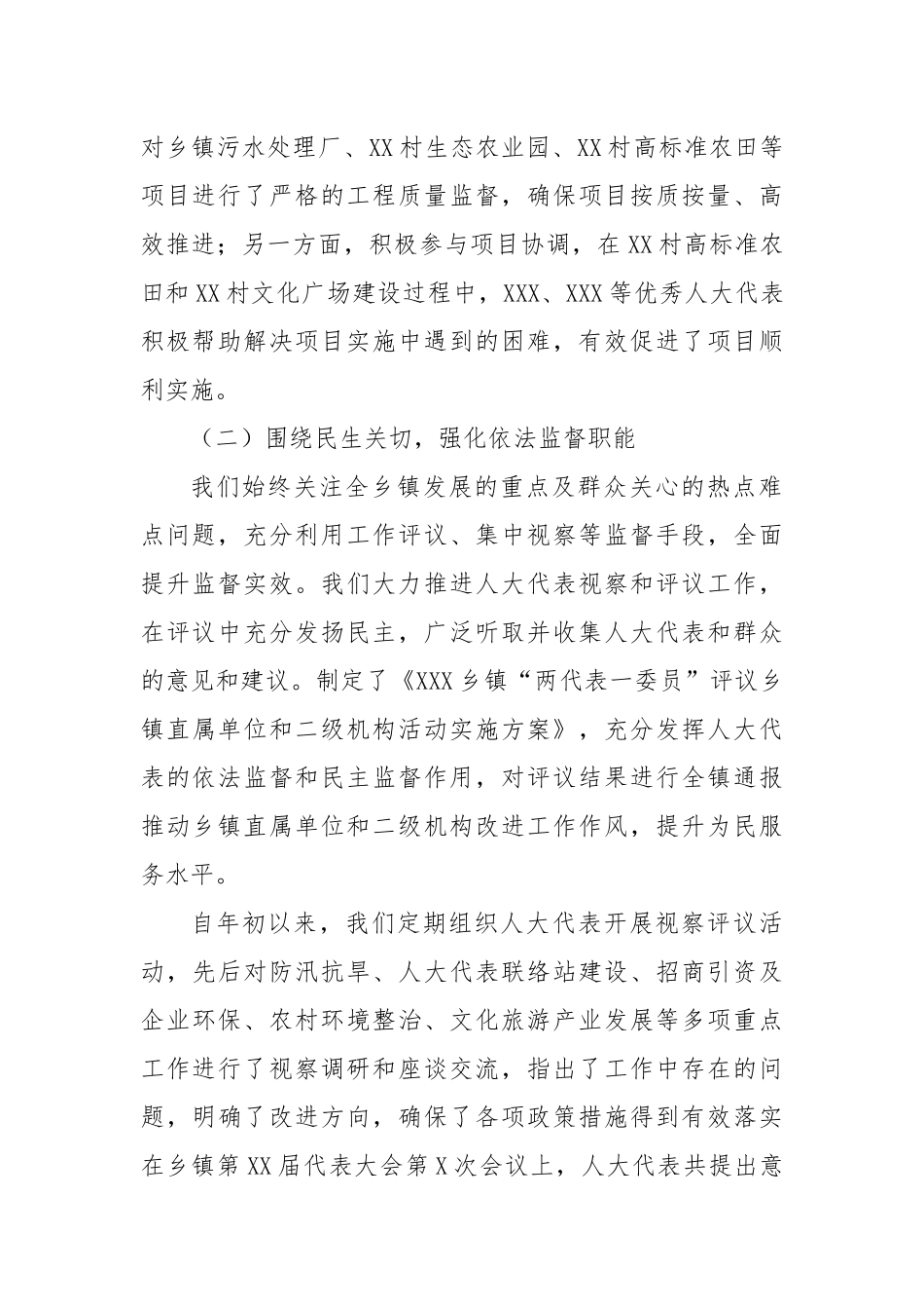 2024年XX乡镇人大工作总结_第2页