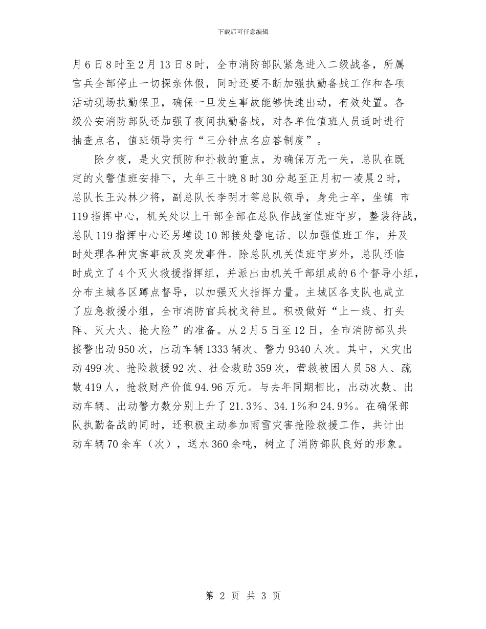 消防总队工作总结范文与消防日活动总结汇编_第2页